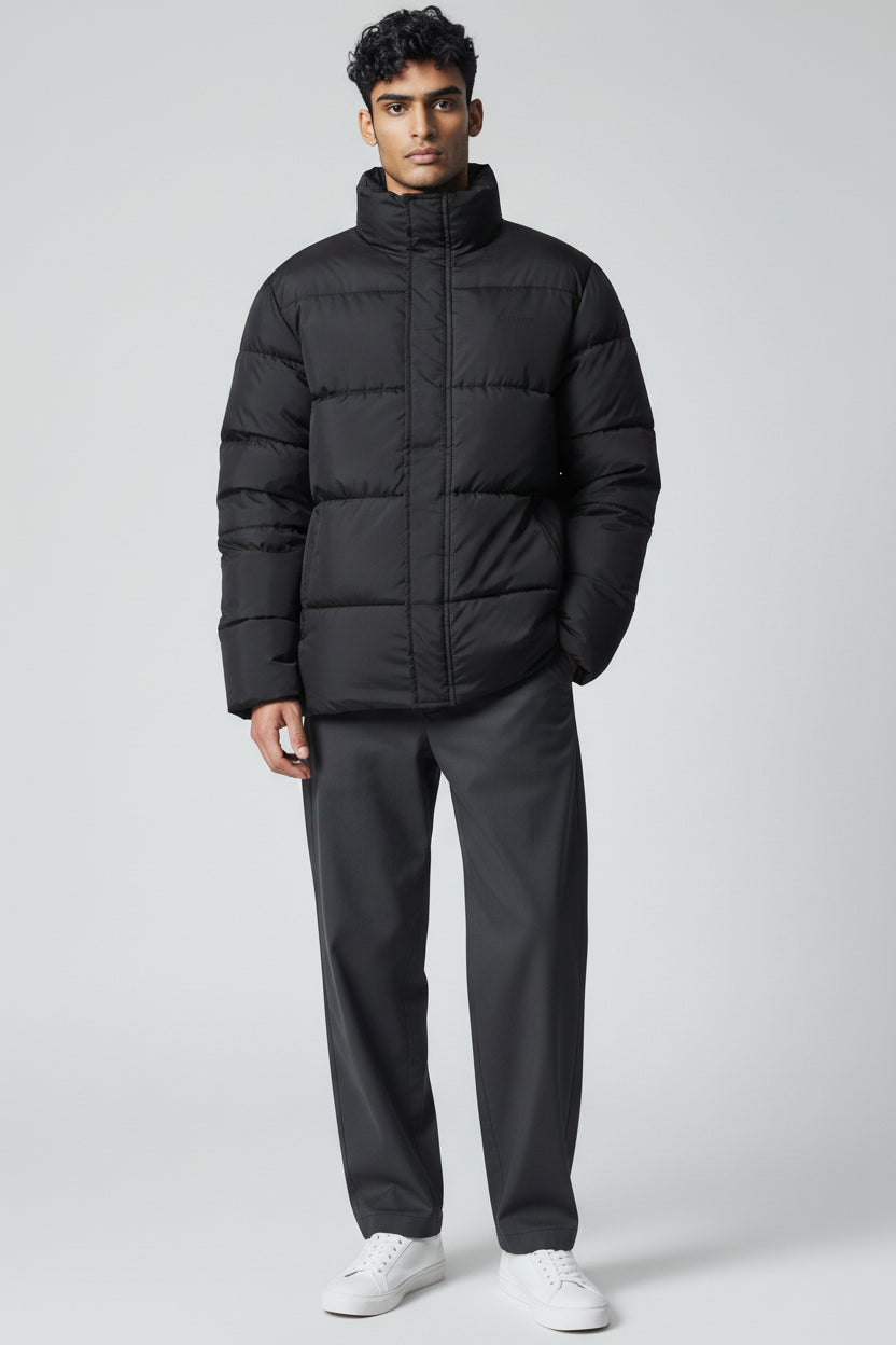 Mens Carhartt WIP Doville Water Repellent Puffer Jacket Windproof Zip Up Coat