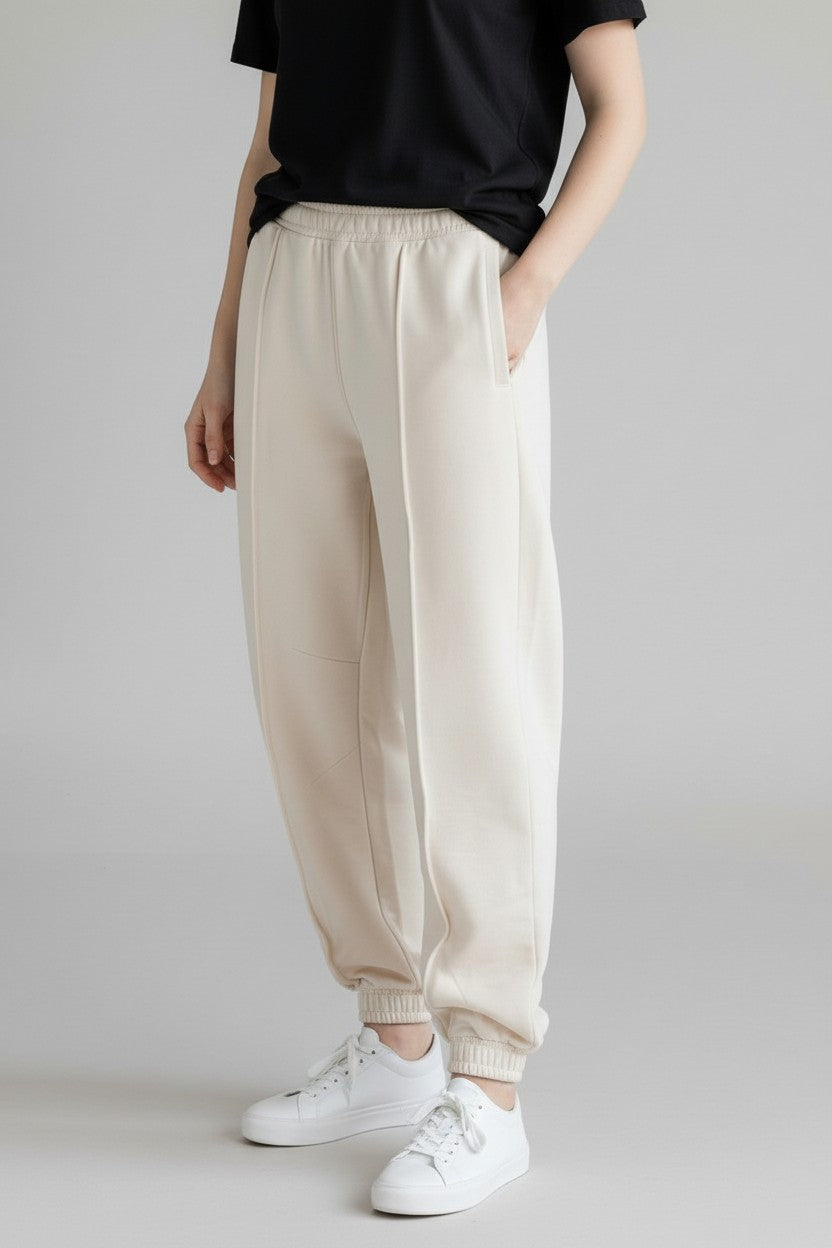 M&S Goodmove High Waisted Cotton Rich Parachute Joggers