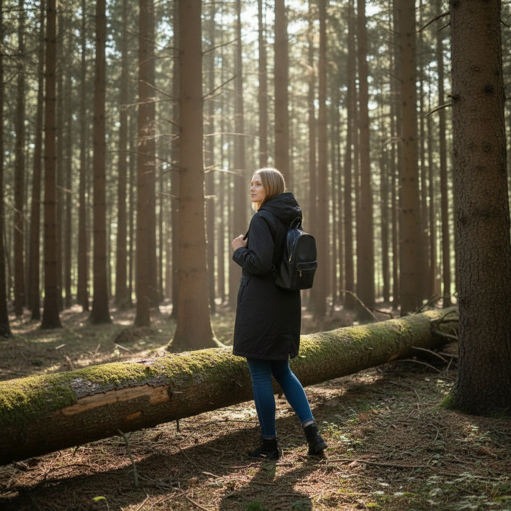 Ex Seasalt Plant Hunter Waterproof Coat in Black