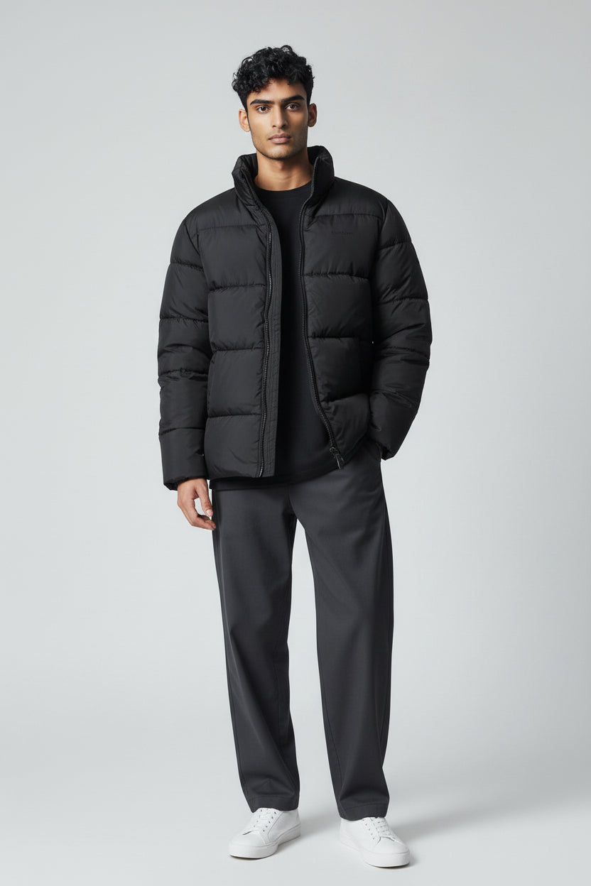 Mens Carhartt WIP Doville Water Repellent Puffer Jacket Windproof Zip Up Coat