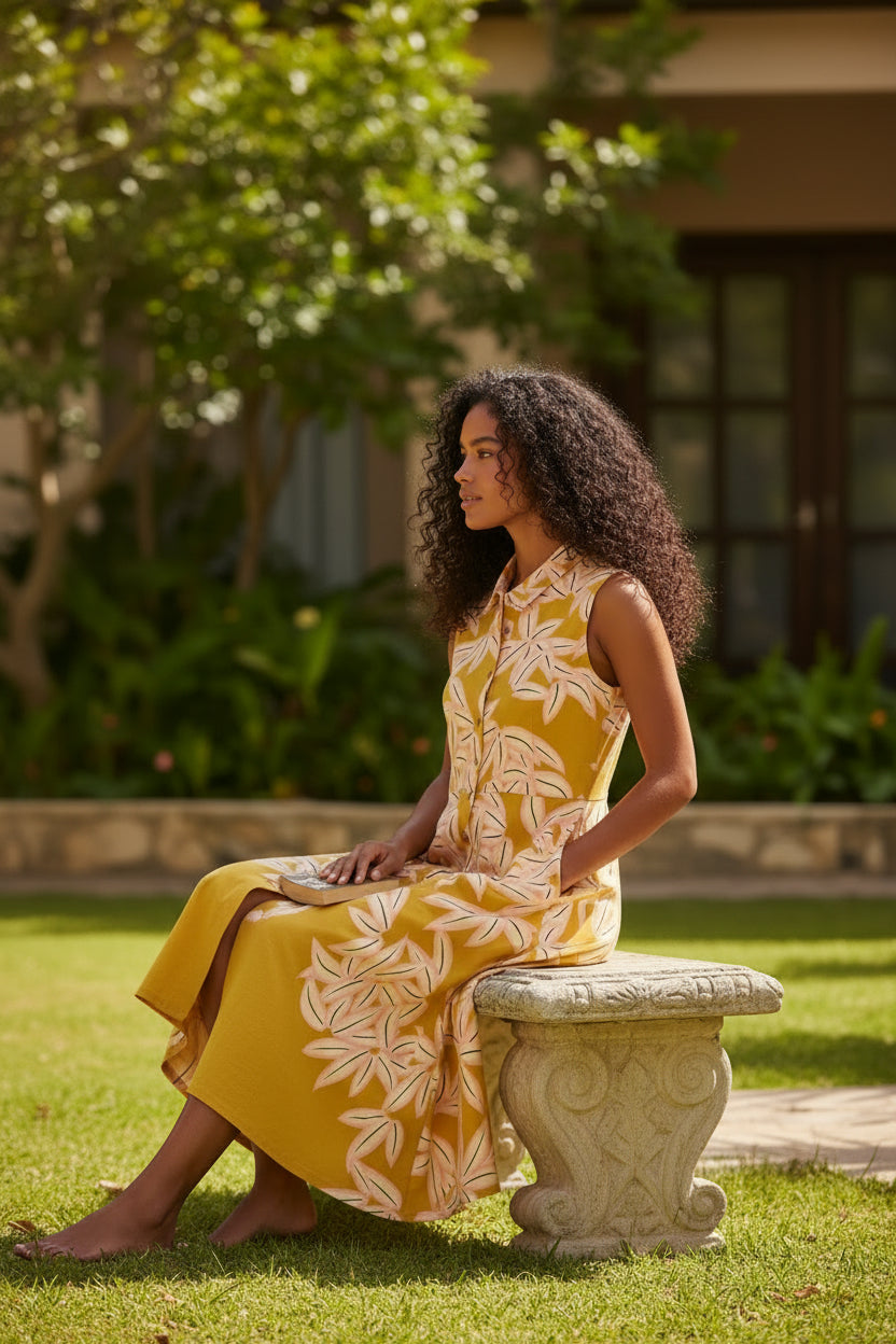 White Stuff Rua Jersey Shirt Dress Midi