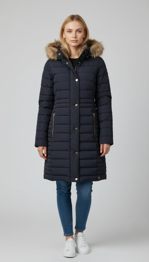 Cherington Showerproof Longline Padded Coat