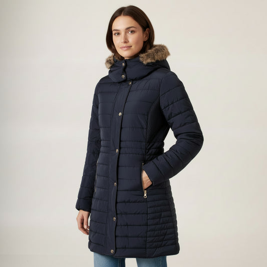 Cherington Showerproof Longline Padded Coat